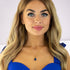 Кулон "Kristāla Lāse (Bermuda Blue)" с кристаллами Swarovski™